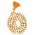 Spherulemuster Tulsi Jap Mala (108+1) Beads with Cotton Gomukhi Bag Hare Ram Printed with Kanthi Mala