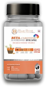 Blue Boost BETA-Carotene Allin One Capsule (Pack of 1) 7500mcg Softgel  Capsule