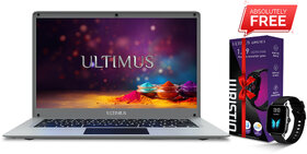 FUTOPIA All-New ULTIMUS Pro Celeron N4020c Thin  Light (4GB RAM/128GB eMMC 14.1-inch (35.8 cm) HD Display/Win 11 Home/Cloud Silver/1.20 Kg) NU14U3INC43BN-CS