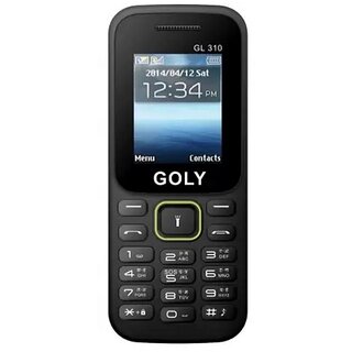                       Goly 310 Dual Sim Mobile With Digital Camera LED Torch Wireless FM Auto Call Recording  Multi Language                                              