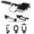 Aluminum Alloy Selfie Stick Stand For Cellphone Tripod With Cable Button Control Cable Selfie Stickxc2Xa0Xc2Xa0(Black)Ss-721