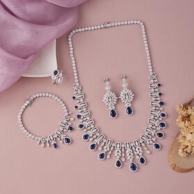 Luxury Multi Shaped Heavy Diamond Jewellery Set