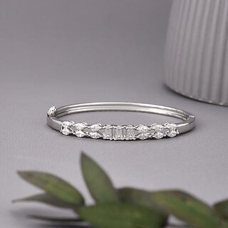 Trendy Classic Silver Bracelet