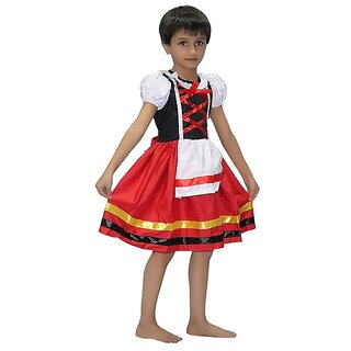                       Kaku Fancy Dresses German Girl Costume for Kids / Oktoberfest Beer Costume / Cosplay Costume for Girls                                              
