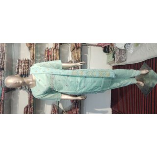                       Women's Chanderi Kurta, Pant and Dupatta set                                              
