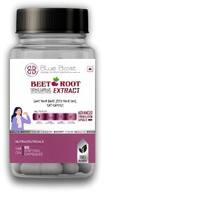 Blue Boost Beet Root Extract (Pack of 1) 1000mg Capsules 60