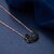 Single Layered Black Swan Pendant Necklace