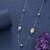 Classic Silver and Multi Stone Necklace