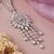 Silver Toned Mix Cut Diamond Necklace