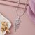 Silver Toned Mix Cut Diamond Necklace