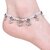 LaaLi M7 Traditional Braided Lari Ghungroo Alloy Anklet For Women Alloy Anklet  (Pack of 2)