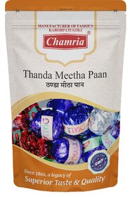 Chamria Thanda Meetha Paan Mouth Freshener 120 Gm Pouch (Pack of 2)
