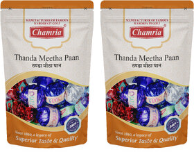 Chamria Thanda Meetha Paan Mouth Freshener 120 Gm Pouch (Pack of 2)