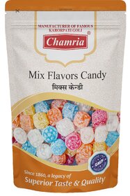 Chamria Mix Flavors Candy Mouth Freshener 120 Gm Pouch (Pack of 2)