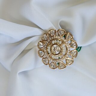                       Kundan ring                                              