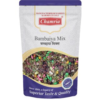 Chamria Bambaiya Mix Mouth Freshener 120 Gm Pouch (Pack of 2)