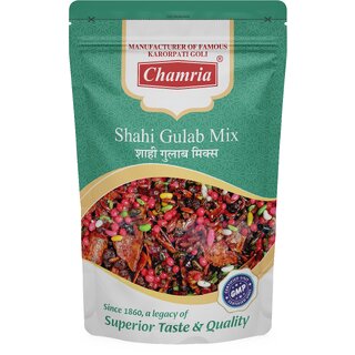                       Chamria Shahi Gulab Mix Mouth Freshener 120 Gm Pouch (Pack of 2)                                              