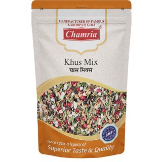 Chamria Khus Mix Mouth Freshener 120 Gm Pouch (Pack of 2)