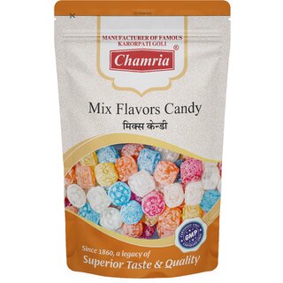 Chamria Mix Flavors Candy Mouth Freshener 120 Gm Pouch (Pack of 2)