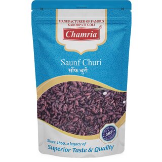 Chamria Saunf Churi Mouth Freshener 120 Gm Pouch (Pack of 2)