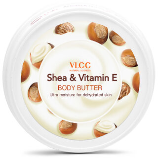                       VLCC Shea  Vitamin E Body Butter  Non-greasy Body Moisturizer For All Skin Types - 200 g                                              