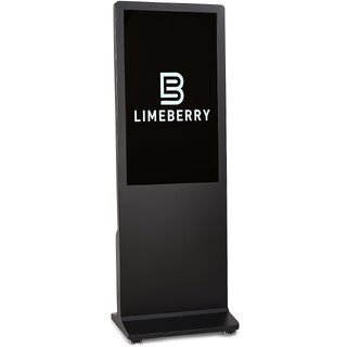                       LIMEBERRY 165 cm (65 inch) Digital L Signage Standee Half Glass I Shape 4K Ultra HD Resolution Screens Led Display (LB65                                              