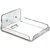 PRIME PICK Storage Rack,Wall Mount,Mini Monitoring Storage Rack,Bathroom Accessories,Transparent,