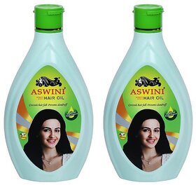 Aswini Controls Hair Fall Dandruff Hair Oil - Pack Of 2 (45ml)