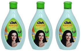 Aswini Controls Hair Fall Dandruff Hair Oil - Pack Of 3 (45ml)