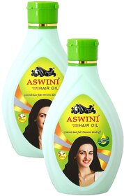 Aswini Hair Fall & Dandruff Hair Oil - 90ml (Pack Of 2)