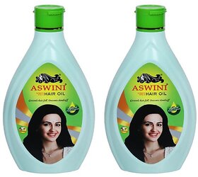 Aswini Controls Hair Fall Dandruff Hair Oil - Pack Of 2 (90ml)