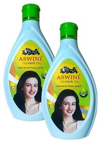 Aswini Hair Fall & Dandruff Hair Oil - 360ml (Pack Of 2)