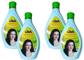 Aswini Hair Fall & Dandruff Hair Oil - 360ml (Pack Of 4)