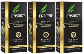 Enshine Light & Non-Sticky Medicated Hair Oil - 100ml (Pack Of 3)