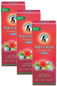 Navratna Ayurved Cool Oil - 200ml (Pack Of 3)