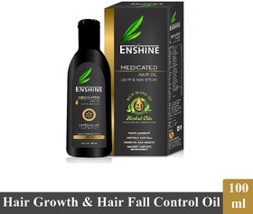 Light & Non-Sticky Medicated Enshine Hair Oil - 100ml