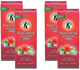 Navratna Ayurved Cool Oil - 200ml (Pack Of 4)