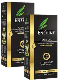 Enshine Medicated Hair Oil - Pack Of 2 (100ml)