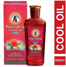Navratna Ayurved Cool Hair Oil Bottle - 200ml