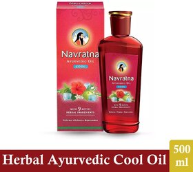 Herbal Ayurved Cool Navratna Oil - (500ml)