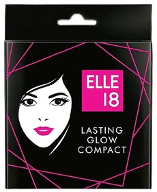Elle 18 Lasting Glow Compact, Shell - 9g