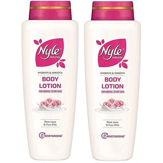                       Nyle Rose Aque  Pure Milk Body Lotion - Pack Of 2 (100ml)                                              
