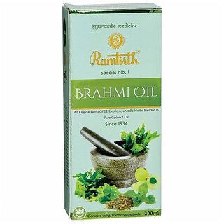                       Ramtirth Brahmi Hair Oil (200ml)                                              