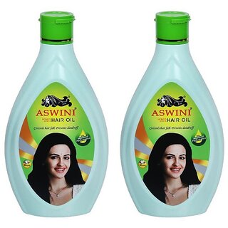 Aswini Controls Hair Fall Dandruff Hair Oil - Pack Of 2 (45ml) Aswini Controls Hair Fall Dandruff Hair Oil - Pack Of 2 (45ml)