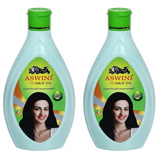 Aswini Controls Hair Fall Dandruff Hair Oil - Pack Of 2 (45ml)