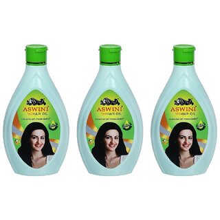 Aswini Controls Hair Fall Dandruff Hair Oil - Pack Of 3 (45ml) Aswini Controls Hair Fall Dandruff Hair Oil - Pack Of 3 (45ml)