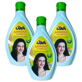 Aswini Hair Fall & Dandruff Hair Oil - 360ml (Pack Of 3)