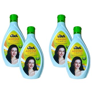 Aswini Hair Fall & Dandruff Hair Oil - 360ml (Pack Of 4)