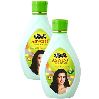 Aswini Controls Hair Fall Dandruff Hair Oil - Pack Of 2 (360ml) Aswini Controls Hair Fall Dandruff Hair Oil - Pack Of 2 (360ml)