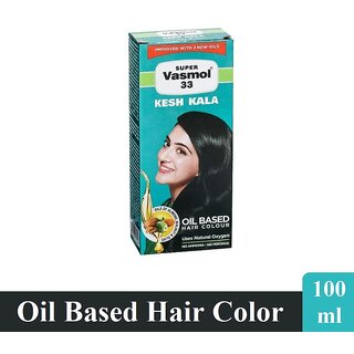                       Super Vasmol Kesh Kala Hair Color Oil - Pack Of 1 (100ml)                                              